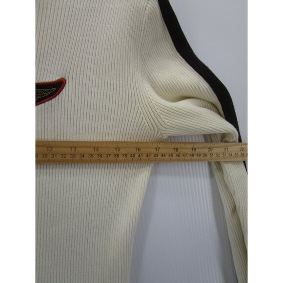 VINTAGE Harley Davidson Sweater Medium Turtleneck Made In Japan Y2K* - Picture 7 of 14